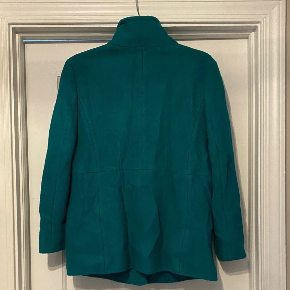 Lands end size 10 Teal Women's Jacket - Picture 4 of 4